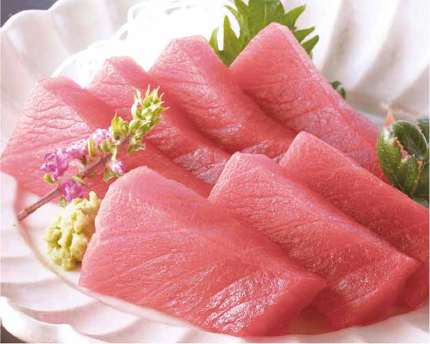 自慢の天然まぐろ