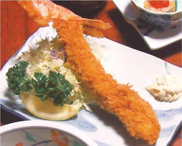 特大エビフライ